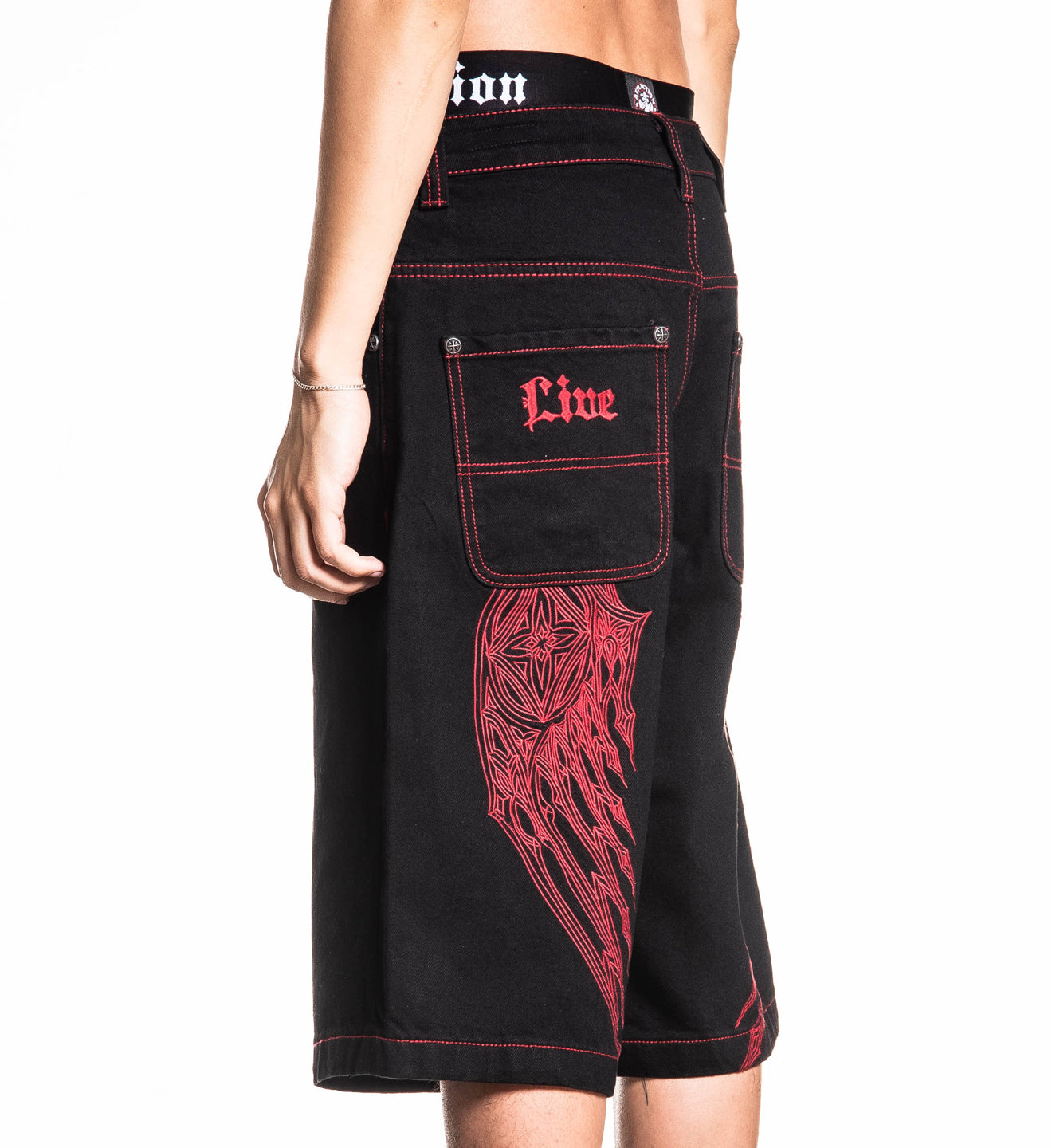 Wings Denim Short