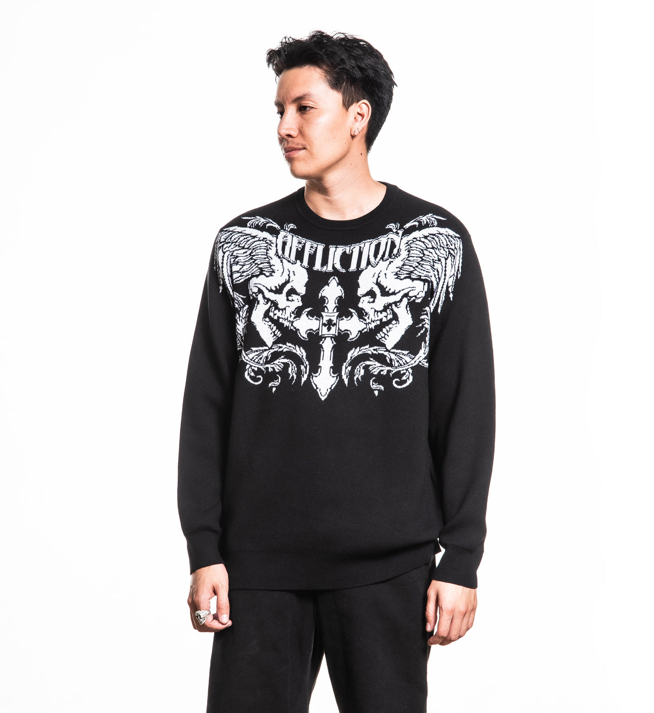 Winged Up Knit Sweater