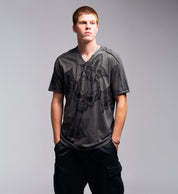 Cross Slit Neck Tee