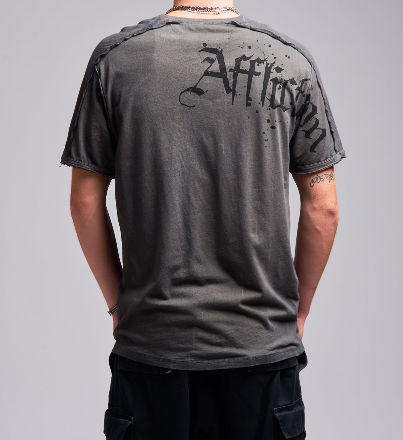 Cross Slit Neck Tee
