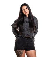 Angels Crop Hoodie