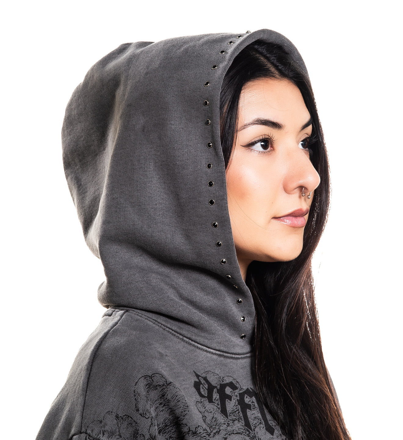 Angels Crop Hoodie