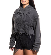Angels Crop Hoodie