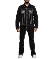 Black Denim Jacket - Affliction Clothing